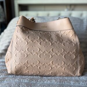 Coach Lexy Shoulder Bag in Signature Embossed Leather
